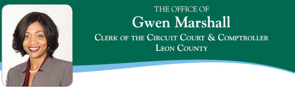 LEON COUNTY CLERK OF THE CIRCUIT COURT COMPTROLLER Tallahassee LEON COUNTY CLERK OF THE CIRCUIT COURT COMPTROLLER Tallahassee