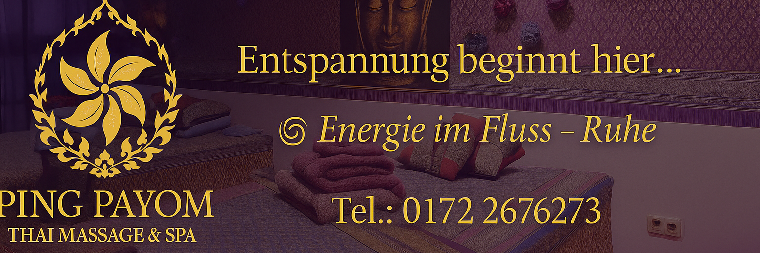 Ping Payom Thaimassage & Spa | Landshut [ Jetzt buchen ]